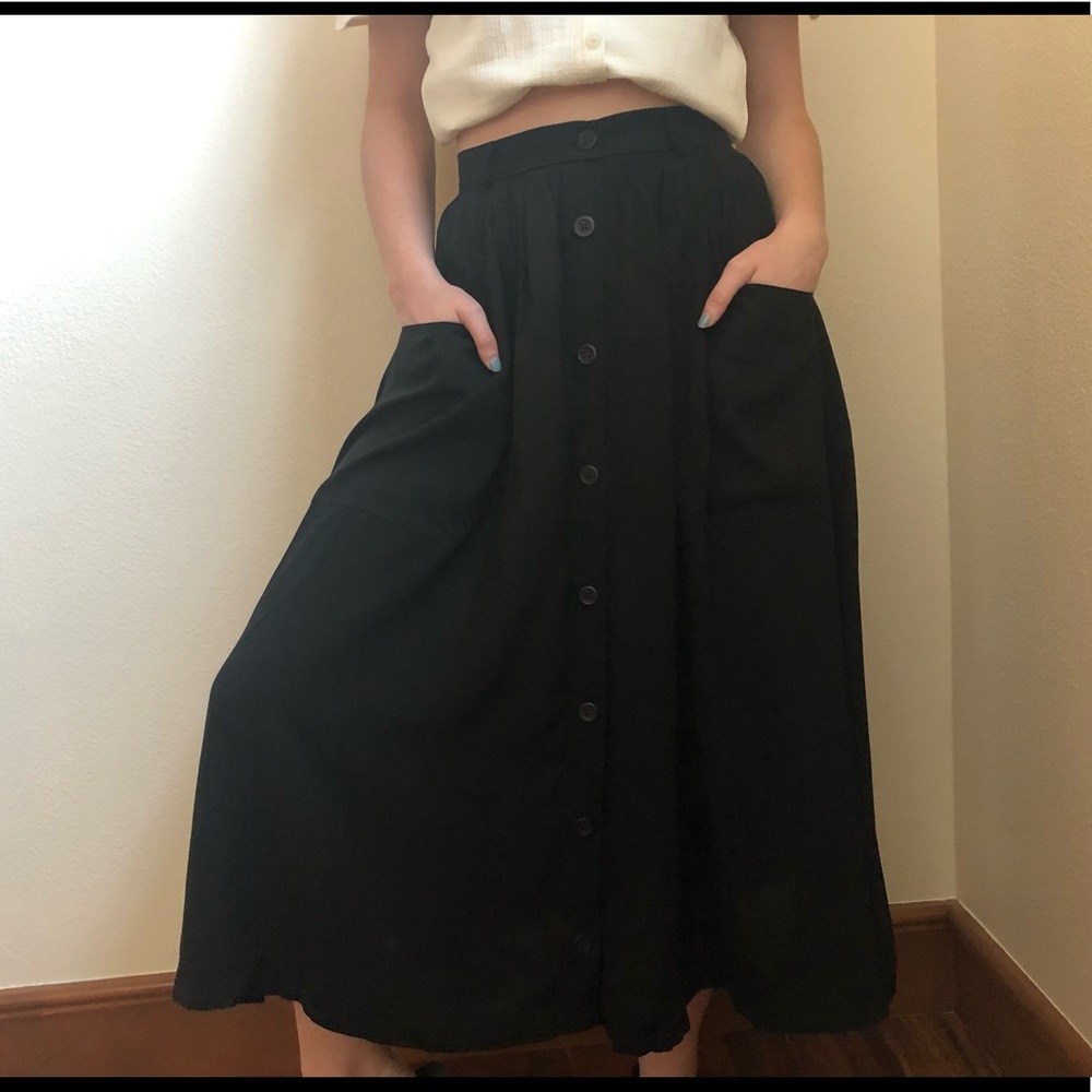 American Apparel Midi Skirt